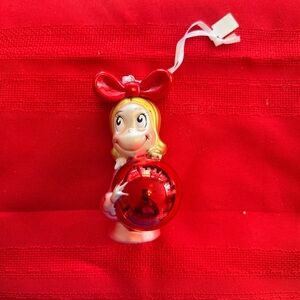 Brand New Hallmark “The Grinch” Cindy Lou Who Glass Ornament